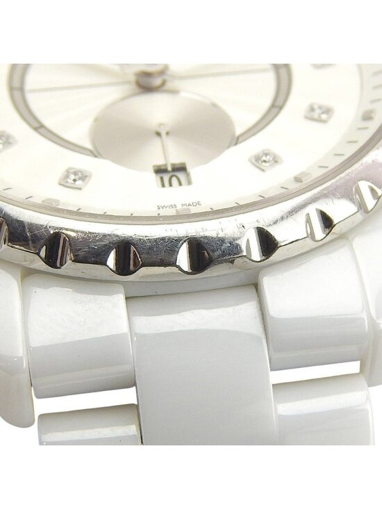 Chanel Diamond White Ceramic Watch main image 4